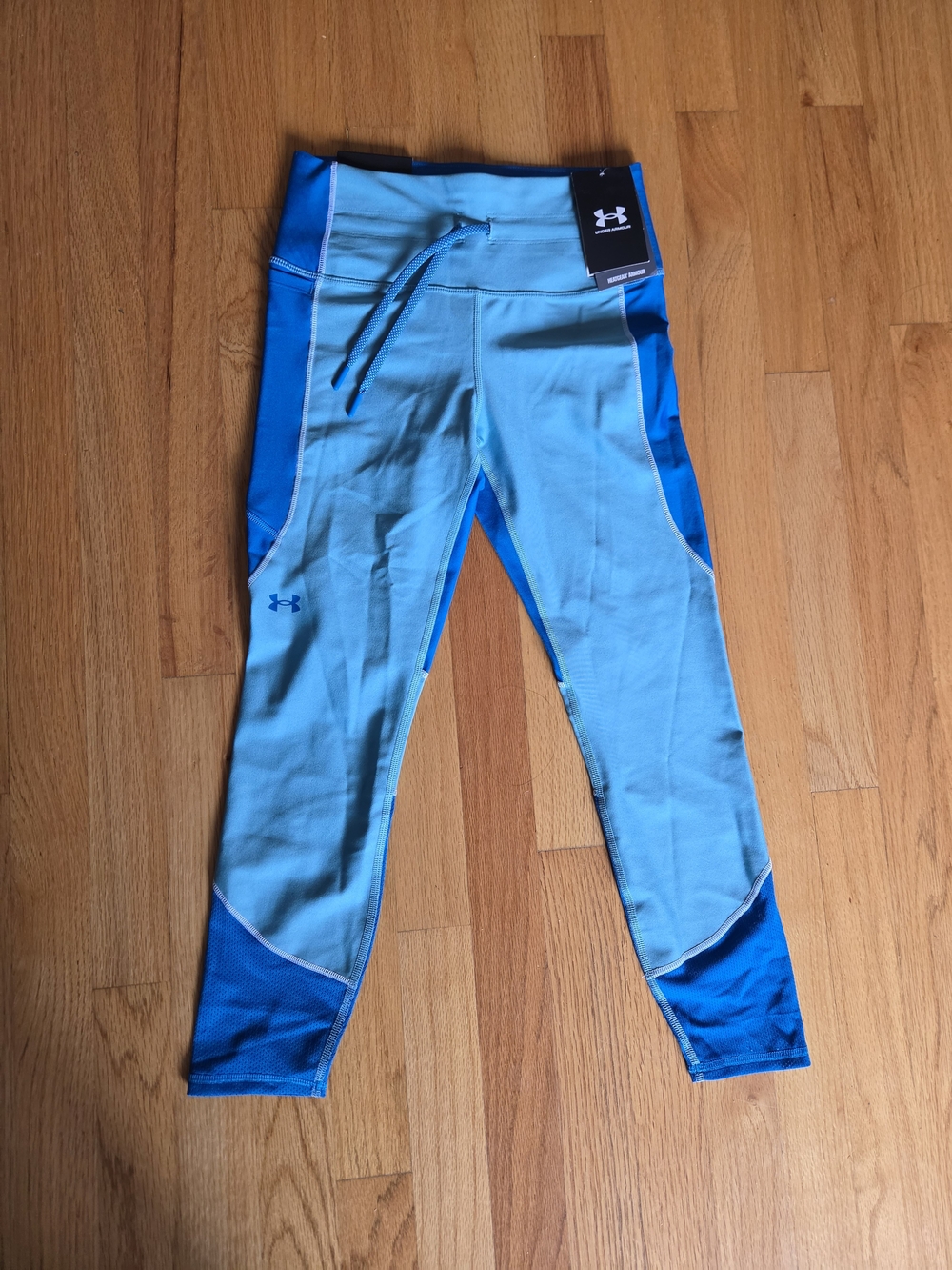 Under Armour Aqua & Royal Blue Girls' Performance Leggings